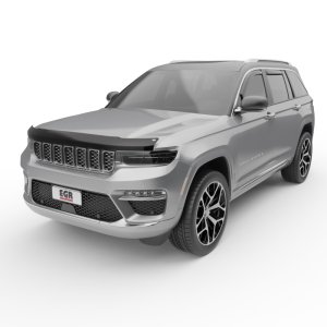 Jeep Grand Cherokee Wind Deflectors - EGR - In-channel - Smoke - `22-`25