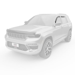 Jeep Grand Cherokee Wind Deflectors - EGR - In-channel - Smoke - `22-`25