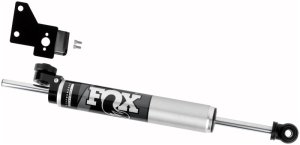 Jeep JL Steering Stabilizer - FOX - 2.0 Performance Series - Black - `18-`27