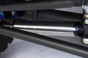 Jeep JK Steering Stabilizer - Fabtech - Dirt Logic 2.25 - Black - `07-`18