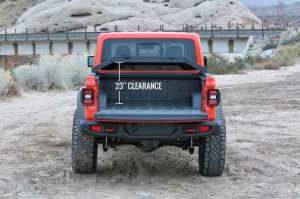 Jeep JT Gladiator Cargo Rack - Fabtech - Tactical Black - `20-`21