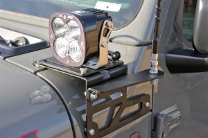 Jeep JL Light Mounts - Fabtech - Antenna Bracket (Adjustable) - `18-`21