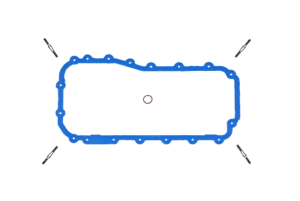 Jeep Wrangler Oil Pan Gasket - Fel-Pro - PermaDry Molded Rubber - `07-`11