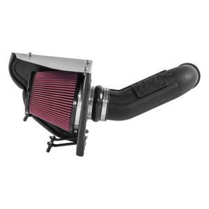Jeep Wrangler Performance Air Intake - Flowmaster - Delta Force - Black - `07-`11
