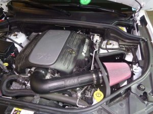 Jeep Grand Cherokee Performance Air Intake - Flowmaster - Delta Force - Black - `11-`21