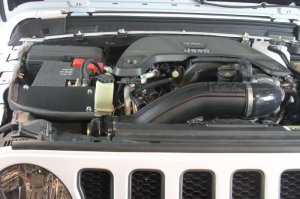 Jeep Gladiator Performance Air Intake - Flowmaster - Delta Force - Black - `20-`26