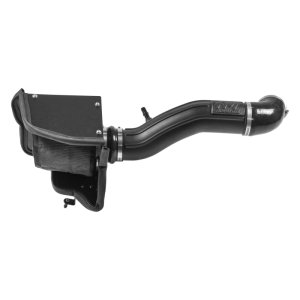 Jeep Wrangler JL Performance Air Intake - Flowmaster - Delta Force - Black - `18-`26