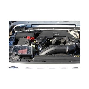 Jeep Gladiator Performance Air Intake - Flowmaster - Delta Force - Black - `20-`26