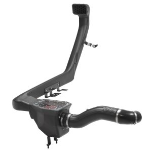 Jeep Wrangler JL Performance Air Intake - Flowmaster - Delta Force - Black - `18-`26