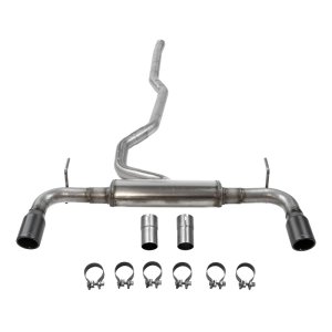 Jeep Cherokee Performance Exhaust - Rear - Flowmaster - FlowFX Cat-Back - Black - `14-`22