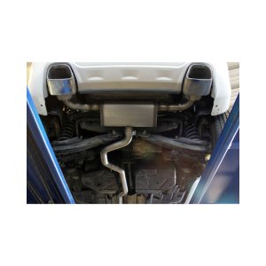 Jeep Cherokee Performance Exhaust - Rear - Flowmaster - FlowFX Cat-Back - Black - `14-`22