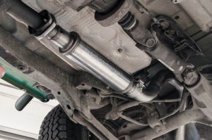 Jeep Wrangler TJ Performance Exhaust - Flowmaster - FlowFX Cat-Back - Black - `00-`06