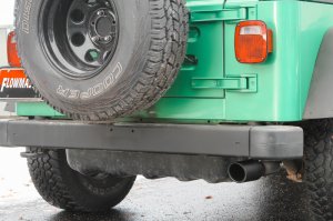 Jeep Wrangler TJ Performance Exhaust - Flowmaster - FlowFX Cat-Back - Black - `00-`06