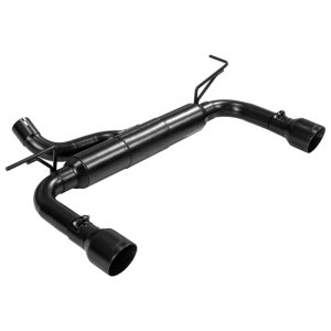 Jeep Wrangler Performance Exhaust - Dual Out Rear - Flowmaster - Outlaw Series Axle-Back - Black - `07-`11
