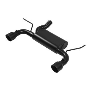 Jeep Wrangler JK Performance Exhaust - Rear - Flowmaster - Force II Axle-Back with 80 Series Cross-flow Muffler - Black - `12-`18