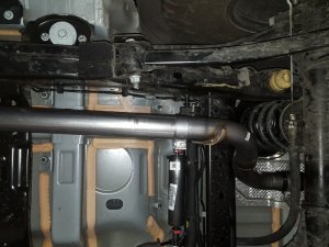 Jeep Wrangler JL Performance Exhaust - Dual Out Rear - Flowmaster - American Thunder Cat-Back - Black - `18-`26