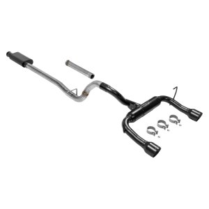 Jeep Wrangler JL Sahara Performance Exhaust - Flowmaster - Outlaw Cat-Back - Black - `20-`23