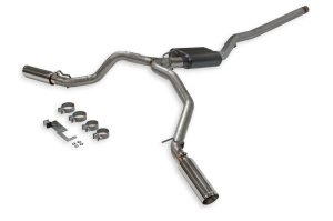 Jeep Gladiator Performance Exhaust - Dual Exit - Flowmaster - American Thunder Cat-Back - `20-`26