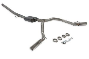 Jeep Gladiator Performance Exhaust - Dual Exit - Flowmaster - American Thunder Cat-Back - `20-`26