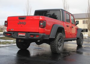 Jeep Gladiator Performance Exhaust - Single Rear Exit - Flowmaster - American Thunder Cat-Back - Polished Stainless Steel - `21-`23