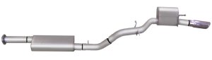 Jeep Commander Performance Exhaust - Single Rear Exit - Gibson - Cat Back - Stainless - `06-`10