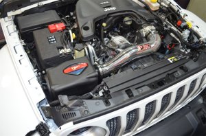 Jeep Gladiator JT Performance Air Intake - Injen - Power-Flow Intake System with Twist-Lock Technology - Polished - `20-`21