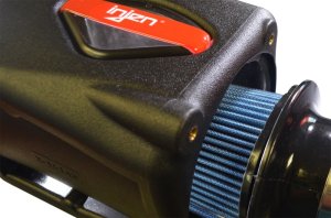 Jeep Wrangler JL Performance Air Intake - Injen - Power-Flow Intake System with Twist-Lock Technology - Polished - `18-`21