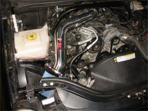 Jeep Grand Cherokee WK Performance Air Intake - Injen - MR Tech & Web Nano Fiber Dry Filter - Polished - `05-`10