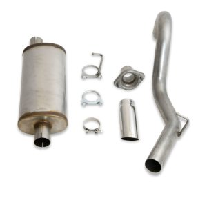 Jeep Wrangler TJ Performance Exhaust - Single Rear Exit - JBA - Cat Back - `00-`06