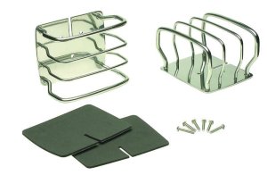 Jeep CJ Tail Light Guard - Kentrol - Polished Silver - `76-`06