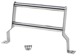 Jeep Wrangler Grill Guard - Kentrol - Polished Silver - `87-`06 Jeep Wrangler Grill Guard - Kentrol - Polished Silver - `87-`06