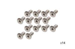 Jeep Wrangler Windshield Bolts - Kentrol - Stainless - `97-`06 Jeep Wrangler Windshield Bolts - Kentrol - Stainless - `97-`06