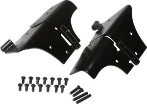 Jeep Wrangler Windshield Hinge Pair - Kentrol - Powdercoat Black - `97-`06 Jeep Wrangler Windshield Hinge Pair - Kentrol - Powdercoat Black - `97-`06