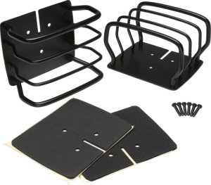 Jeep CJ/Wrangler YJ/TJ Tail Light Guard - Kentrol - Powdercoat Black - `76-`06