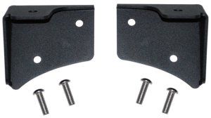 Jeep Wrangler Light Mount Bracket Kit - Windshield - MBRP - Powder Coated - Black - `97-`06