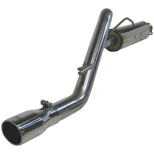 Jeep Liberty Performance Exhaust - Single Rear Exit - MBRP - Armor Plus Cat Back, T409 Stainless Steel - `02-`07