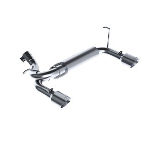 Jeep Wrangler Performance Exhaust - Dual Rear Exit - MBRP - Axle-Back T409 Stainless Steel - `07-`14