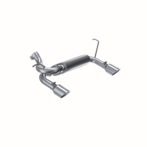 Jeep Rubicon Performance Exhaust - Dual Rear Exit - MBRP - Axle Back, Armor Lite, Aluminized Steel - `07-`14