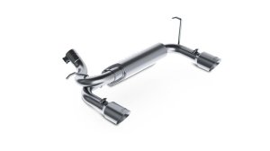 Jeep Rubicon Performance Exhaust - Dual Rear Exit - MBRP - Axle Back, Armor Lite, Aluminized Steel - `07-`14