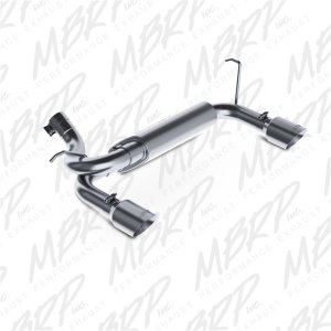 Jeep Wrangler Performance Exhaust - Dual Rear Exit - MBRP - Axle Back, Armor Lite, Aluminized Steel - `07-`14