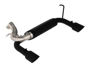 Jeep Rubicon Performance Exhaust - Rear - MBRP - Axle Back, Dual Rear Exit, ARMOR BLK - Black - `07-`14