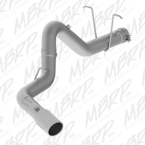 Jeep Wrangler Performance Exhaust - Rear - MBRP - Cat-Back, Single Rear Exit, Armor Lite, Aluminized Steel, 2.5 in, Muffler Before Axle, Off-Road Tail Pipe - 2012