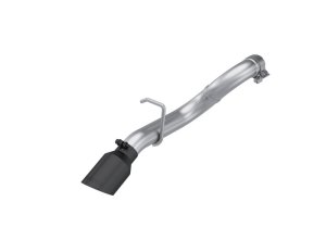 Jeep Wrangler Performance Exhaust - Rear - MBRP - Armor Plus Axle Back, Turn Down Exit, T409 Stainless Steel - Black - `18-`24