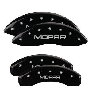 Jeep Grand Caliper Covers - Front + Rear - MGP - MOPAR - Black - `05-`10