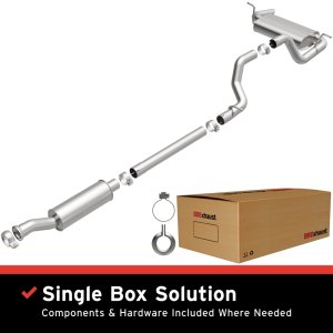 Jeep Wrangler Performance Exhaust - Magnaflow - Direct-Fit Replacement Catback - `18-`25