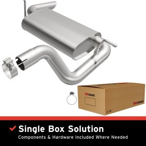 Jeep Wrangler Performance Exhaust - Rear - Magnaflow - Direct-Fit Replacement - `18-`25