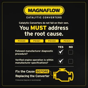 Jeep Grand Cherokee Performance Exhaust - Magnaflow - California Grade CARB Compliant Direct-Fit Catalytic Converter - `00-`01