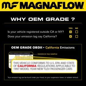 Jeep Compass Catalytic Converter - Magnaflow - Direct Fit - `07-`17