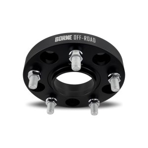 Jeep Wrangler JK Wheel Spacers - Mishimoto - 5x127, 71.6CB, 1/2-20 Thread - Black - `07-`18