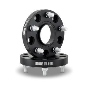 Jeep Wrangler JK Wheel Spacers - Mishimoto - 5x127, 71.6CB, 1/2-20 Thread - Black - `07-`18